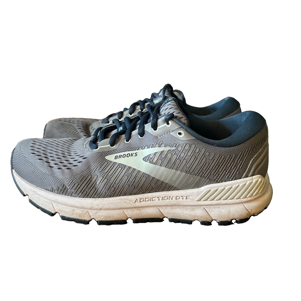 Brooks Addiction GTS 15 Women's Running Shoes Gray/navy Size 10 Wide (D)